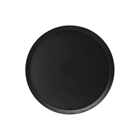 CHEF INOX CAKE PLATE POLYCARBONATE 342x22mm BLACK (*04155*) =  1 X EACH