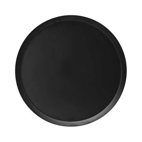 CHEF INOX CAKE PLATE POLYCARBONATE 401x28mm BLACK (*04157*) =  1 X EACH