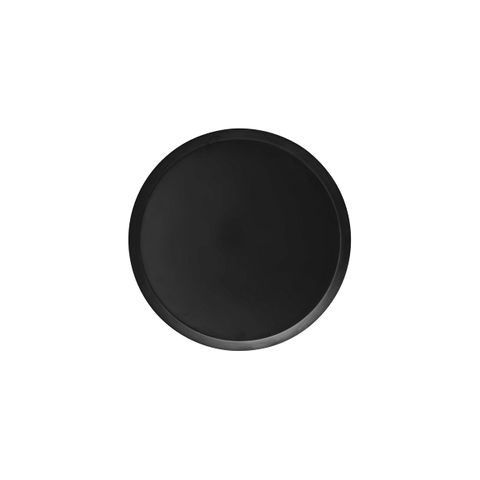 CHEF INOX CAKE PLATE POLYCARBONATE 232x15mm BLACK (*04149*) =  1 X EACH