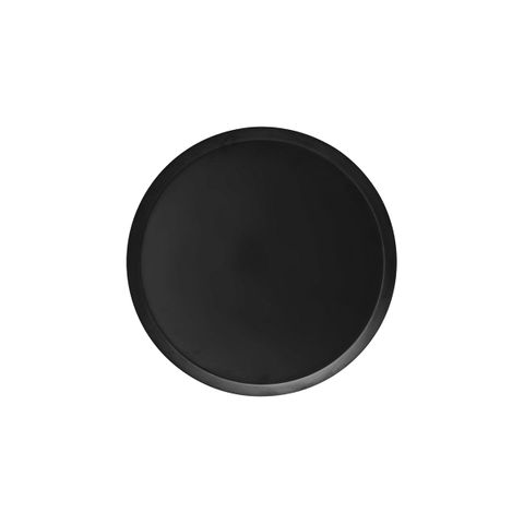 CHEF INOX CAKE PLATE POLYCARBONATE 285x18mm BLACK (*04151*) =  1 X EACH