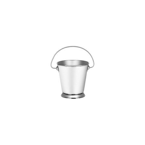 CHEF INOX MINI SERVING PAIL FOOTED S/S 90x90mm (*07680*) = PACK OF 12 X EACHES