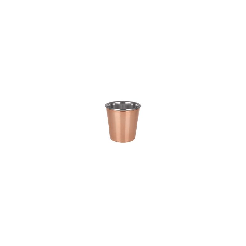 CHEF INOX MINIATURE COPPER POT S/S INTERIOR 85x85mm (*MINI-08271*) = PACK OF 4 X EACHES