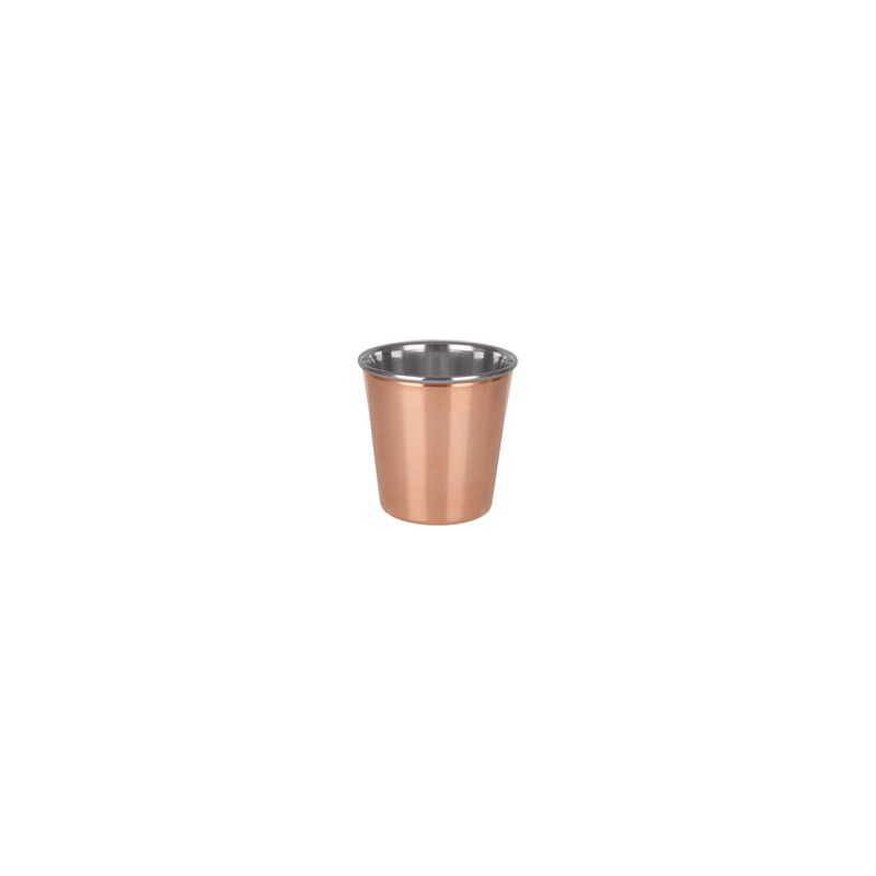 CHEF INOX MINIATURE COPPER POT S/S INTERIOR 100x100mm (*MINI-08272*) = PACK OF 4 X EACHES