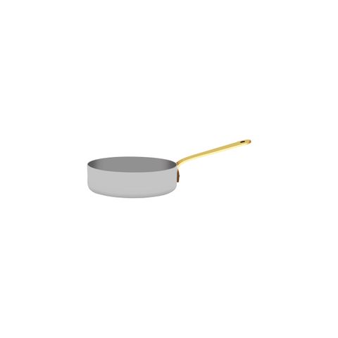 CHEF INOX MINIATURE FRYPAN w/BRASS HDL 120x35mm18/10 (*MINI-07917*) = PACK OF 4 X EACHES