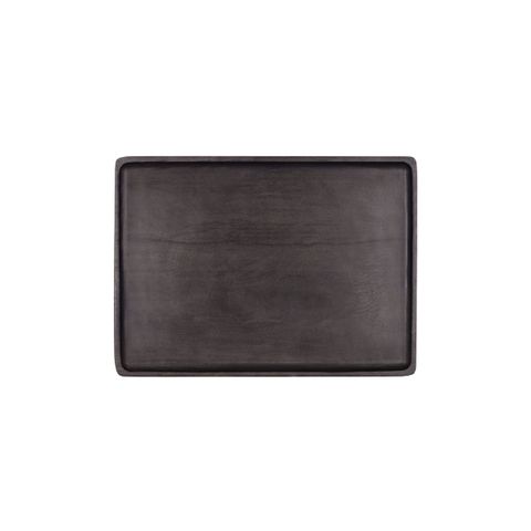 CHEF INOX RECT SERVING BOARD MANGOWOOD 350x255x15mm DARK (*04954*) =  1 X EACH