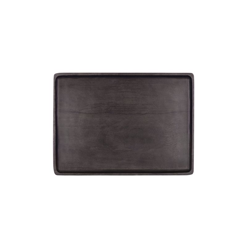 CHEF INOX RECT SERVING BOARD MANGOWOOD 350x255x15mm DARK (*04954*) =  1 X EACH