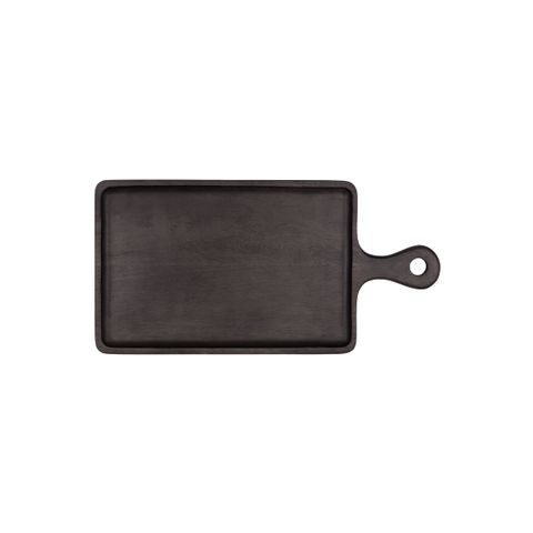 CHEF INOX RECT SERVING BOARD w/HDL MANGOWD 300x200x15mm DRK (*04965*) =  1 X EACH