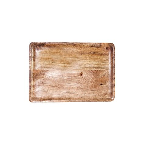 CHEF INOX RECT SERVING BOARD MANGOWOOD 360x180x15mm NATURAL (*04897*) =  1 X EACH