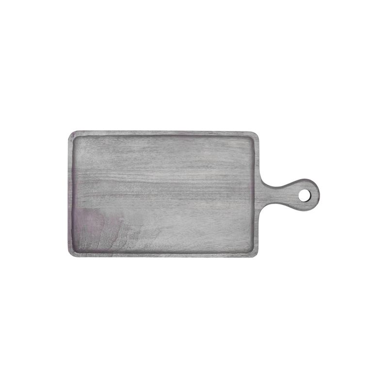 CHEF INOX RECT SERVING BOARD w/HDL MANGOWD 400x200mm GREY (*04860*) =  1 X EACH