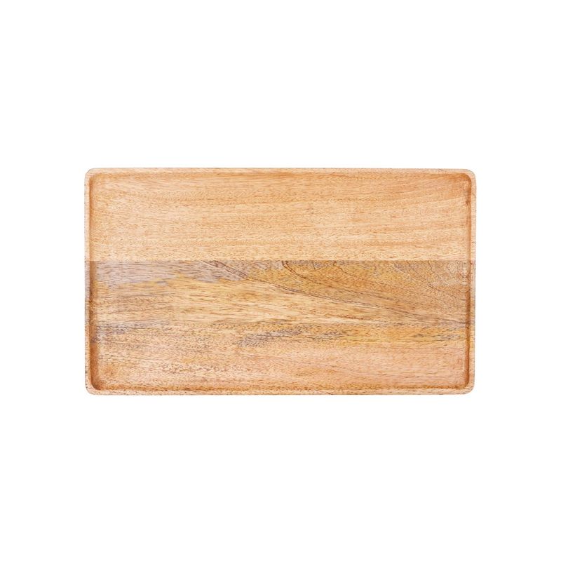 CHEF INOX RECT SERVING BOARD MANGOWOOD 430x250x15mm NATURAL (*04910*) =  1 X EACH