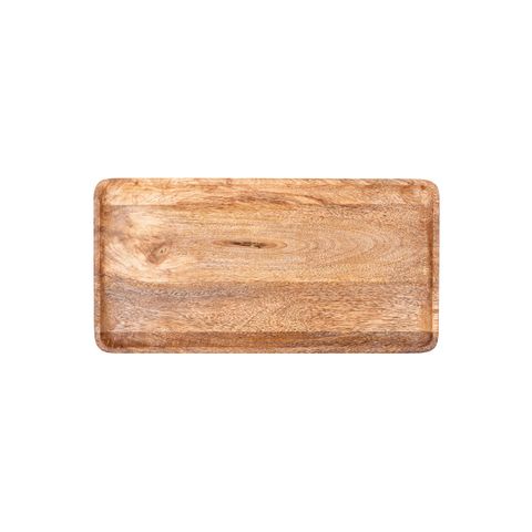 CHEF INOX RECT SERVING BOARD MANGOWOOD 400x200x15mm NATURAL (*04905*) =  1 X EACH