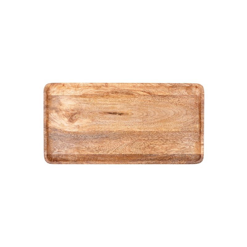 CHEF INOX RECT SERVING BOARD MANGOWOOD 400x200x15mm NATURAL (*04905*) =  1 X EACH