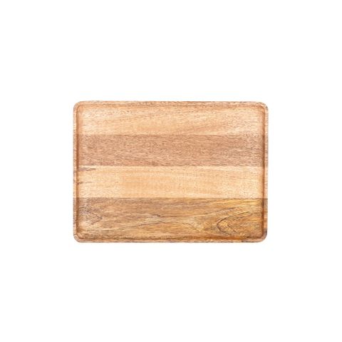 CHEF INOX RECT SERVING BOARD MANGOWOOD 350x255x15mm NATURAL (*04900*) =  1 X EACH