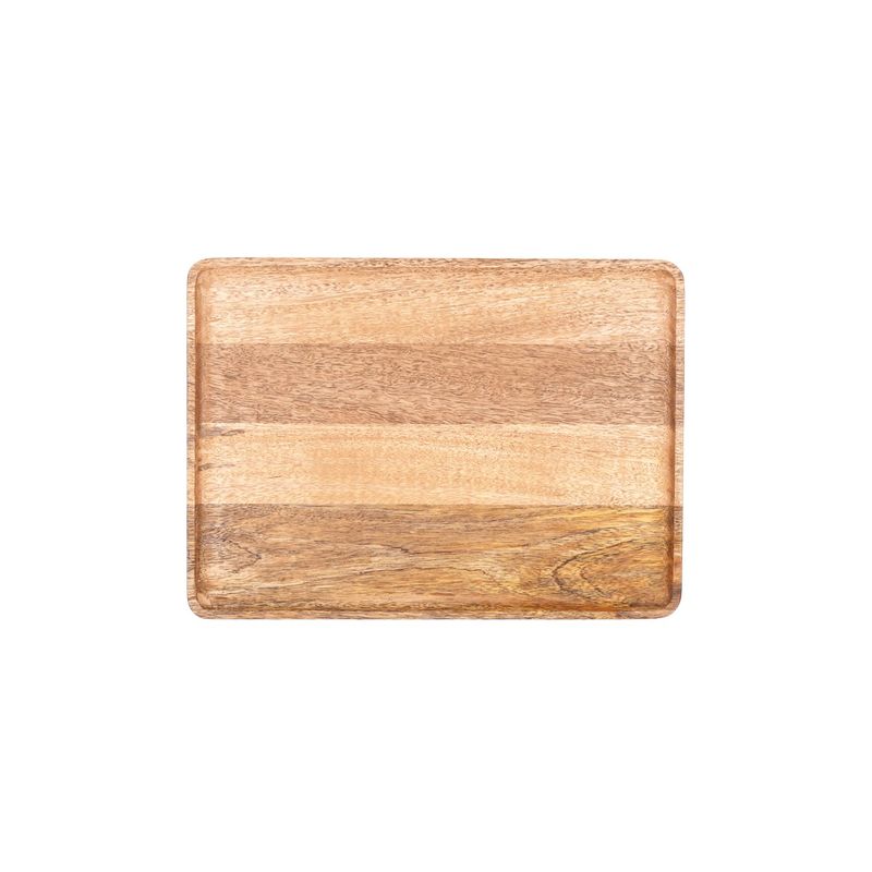 CHEF INOX RECT SERVING BOARD MANGOWOOD 350x255x15mm NATURAL (*04900*) =  1 X EACH