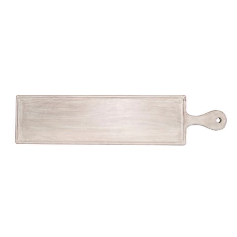 CHEF INOX RECT SERVING BOARD w/HDL MANGOWD 670x850x200mm WHI (*04838*) =  1 X EACH