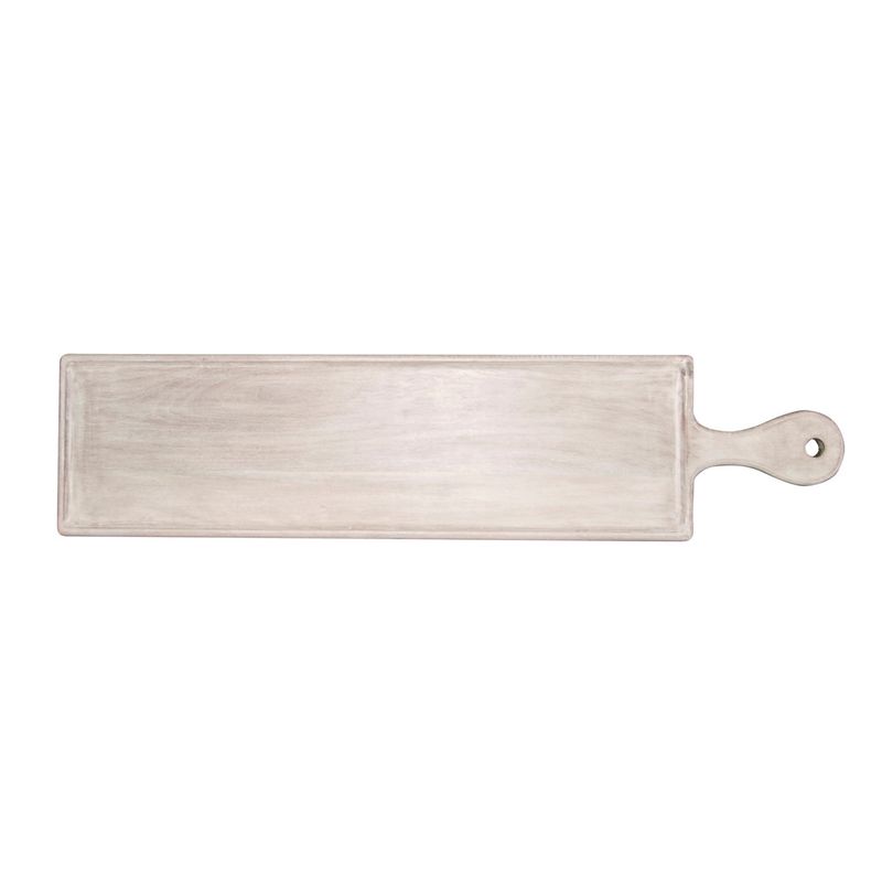 CHEF INOX RECT SERVING BOARD w/HDL MANGOWD 670x850x200mm WHI (*04838*) =  1 X EACH
