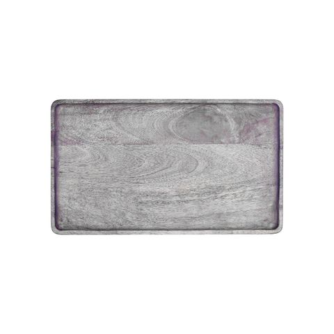 CHEF INOX RECT SERVING BOARD MANGOWD 430x250x15mm GREY (*04852*) =  1 X EACH