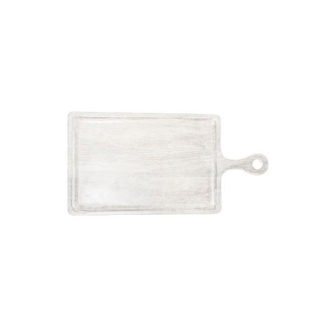 CHEF INOX RECT SERVING BOARD w/HDL MANGOWD 260x360x180mm WHI (*04830*) =  1 X EACH