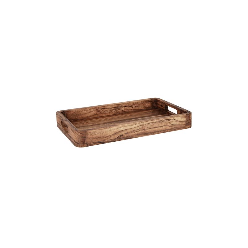 CHEF INOX SERVE RECTANGULAR DEEP TRAYS ACACIA 405x254x50mm (*04770*) = PACK OF 6 X EACHES