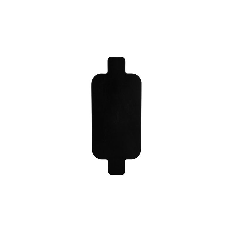 CHEF INOX SERVE PADDLE BOARD BLK w/2HDLS ACACIA 480x200x25mm (*04980*) = PACK OF 4 X EACHES