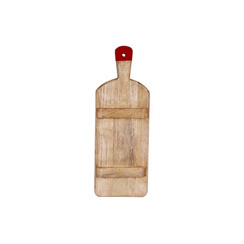MANGOWOOD RECT SERVING BOARD FOOTED w/RED HDL 500x180x40mm (*04996*) = PACK OF 4 X EACHES
