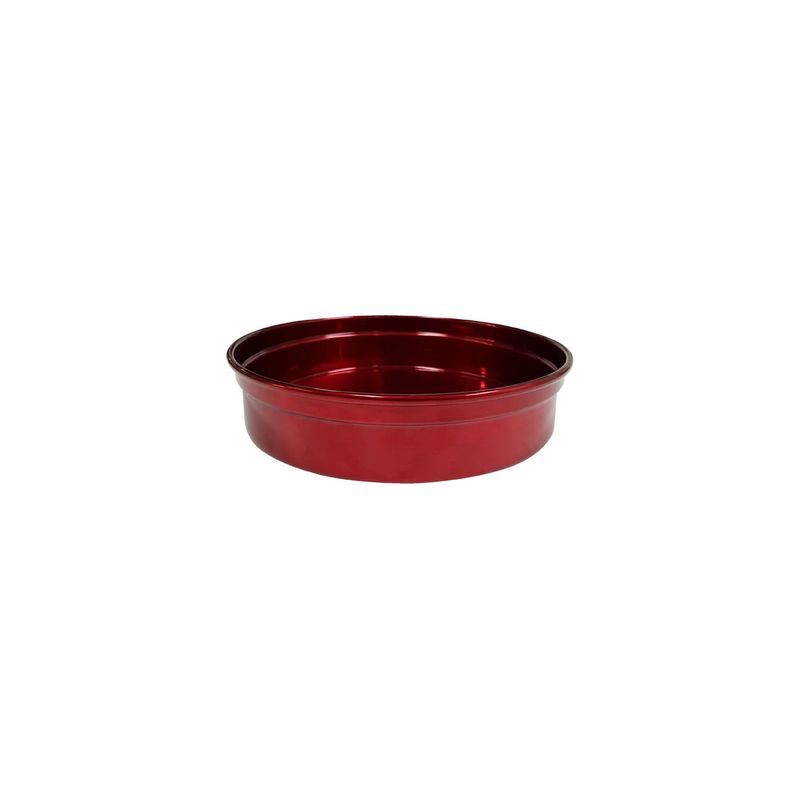 CHEF INOX ROUND BAR TRAY ALUMINIUM 240x50mm RED (*04200-RD*) =  1 X EACH