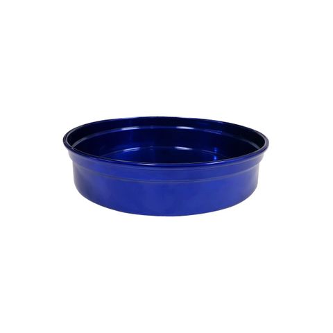 CHEF INOX ROUND BAR TRAY ALUMINIUM 330x50mm BLUE (*04202-BL*) =  1 X EACH