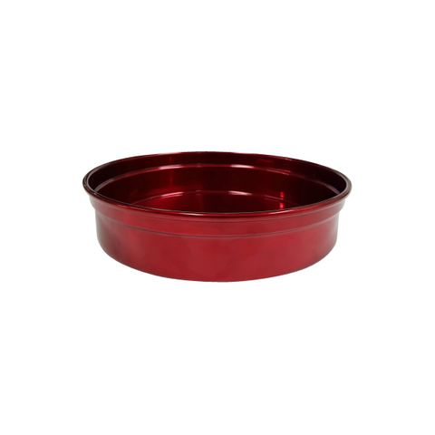 CHEF INOX ROUND BAR TRAY ALUMINIUM 330x50mm RED (*04202-RD*) =  1 X EACH
