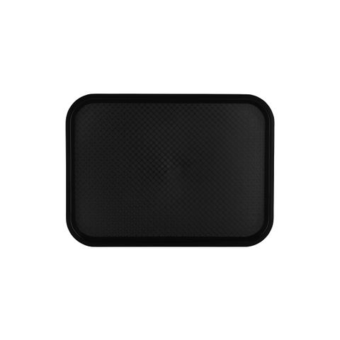 CHEF INOX PLASTIC TRAY POLYPROP 300x400mm BLACK (*06985-BK*) = PACK OF 12 X EACHES