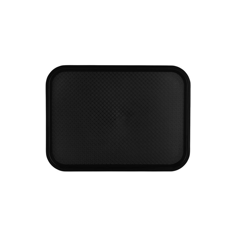 CHEF INOX PLASTIC TRAY POLYPROP 300x400mm BLACK (*06985-BK*) = PACK OF 12 X EACHES
