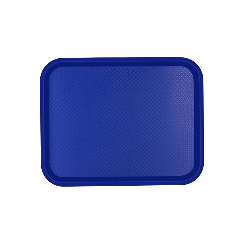 CHEF INOX PLASTIC TRAY POLYPROP 450x350x23mm BLUE (*06986-BL*) = PACK OF 12 X EACHES