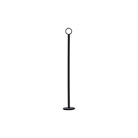 CHEF INOX TABLE NUMBER STAND 380mm BLACK (*08138-BK*) = PACK OF 12 X EACHES