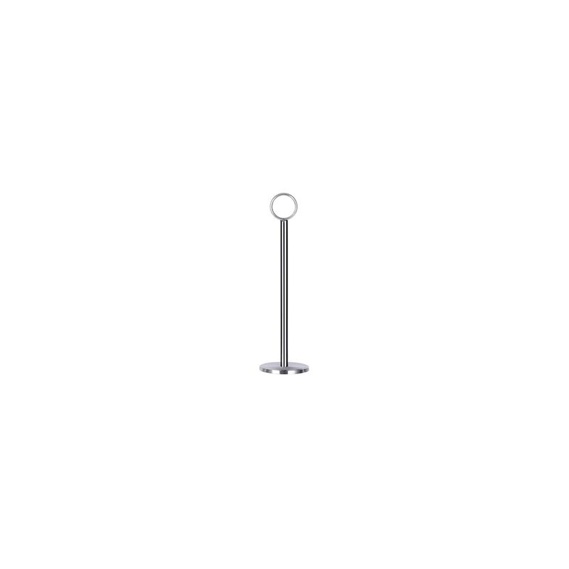 CHEF INOX TABLE NUMBER STAND 200mm CHROME (*08129*) = PACK OF 12 X EACHES