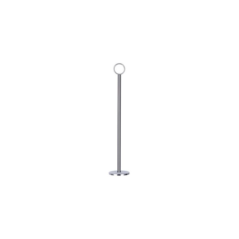 CHEF INOX TABLE NUMBER STAND CROME 300mm CHROME (*08130*) = PACK OF 12 X EACHES