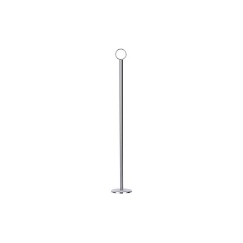 CHEF INOX TABLE NUMBER STAND 380mm CHROME (*08138*) = PACK OF 12 X EACHES