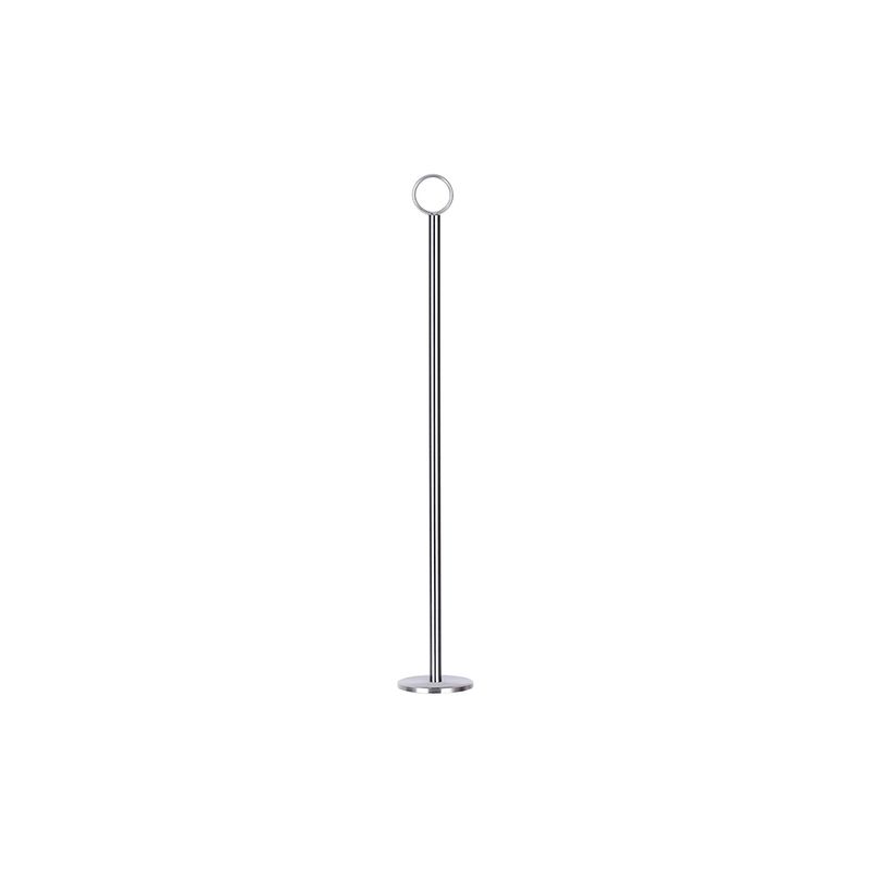 CHEF INOX TABLE NUMBER STAND 380mm CHROME (*08138*) = PACK OF 12 X EACHES