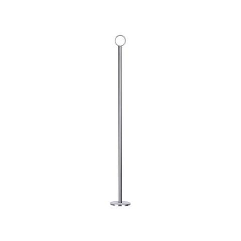 CHEF INOX TABLE NUMBER STAND 450mm CHROME (*08145*) = PACK OF 12 X EACHES