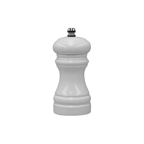 CHEF INOX CAFE MILL SALT/PEPPER WD CERAMIC GEAR 115mm WHITE (*46120*) =  1 X EACH