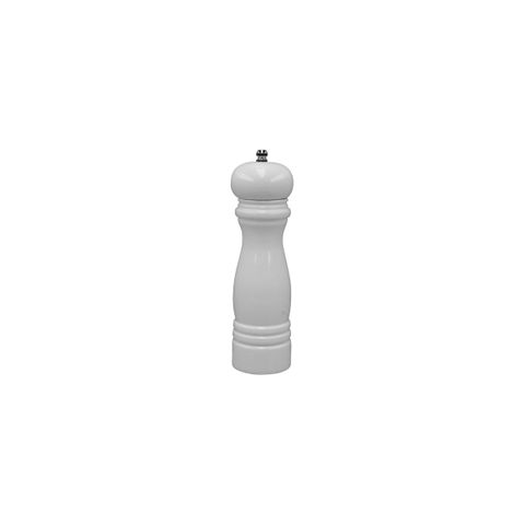 CHEF INOX TEMPO MILL SALT/PEPPER WD CERAMIC GEAR 215mm WHITE (*46205*) =  1 X EACH