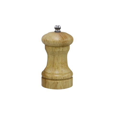 CHEF INOX DUO MILL SALT/PEPPER WD CERAMIC GEAR 100mm BIRCH (*46230*) = PACK OF 4 X EACHES