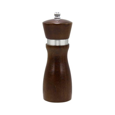CHEF INOX MONDO MILL SALT/PEPPER CERAMIC GEAR 155mm DARK WD (*46285*) =  1 X EACH