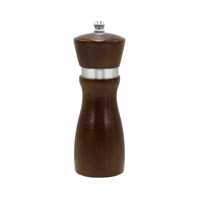 CHEF INOX MONDO MILL SALT/PEPPER CERAMIC GEAR 155mm DARK WD (*46285*) =  1 X EACH