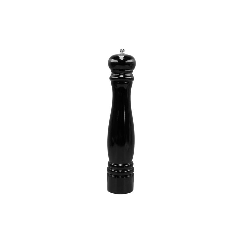 CHEF INOX TEMPO MILL SALT/PEPPER WOOD CERAMIC GEAR 320mm BLK (*46195*) =  1 X EACH