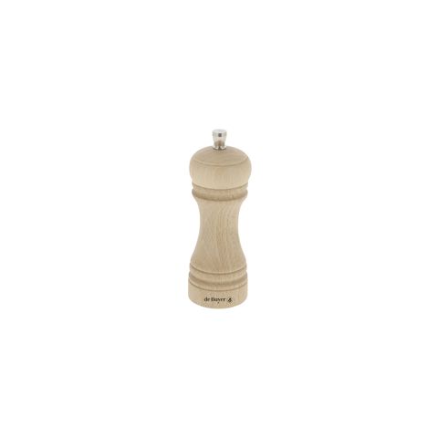 DEBUYER MARLUX JAVA PEPPER MILL 140mm NATURAL (*MARLUXP245-140101*) =  1 X EACH