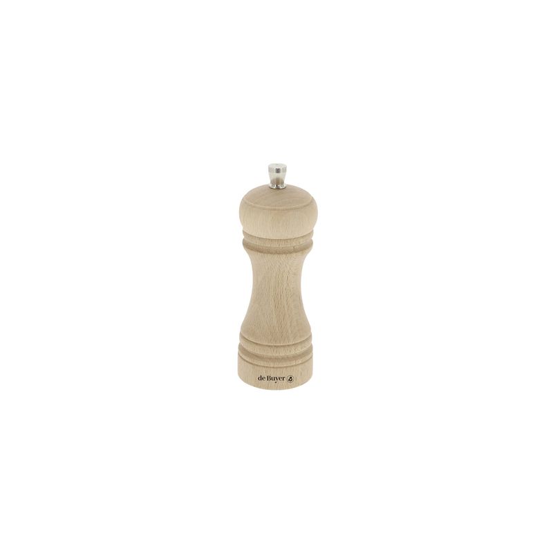 DEBUYER MARLUX JAVA PEPPER MILL 140mm NATURAL (*MARLUXP245-140101*) =  1 X EACH
