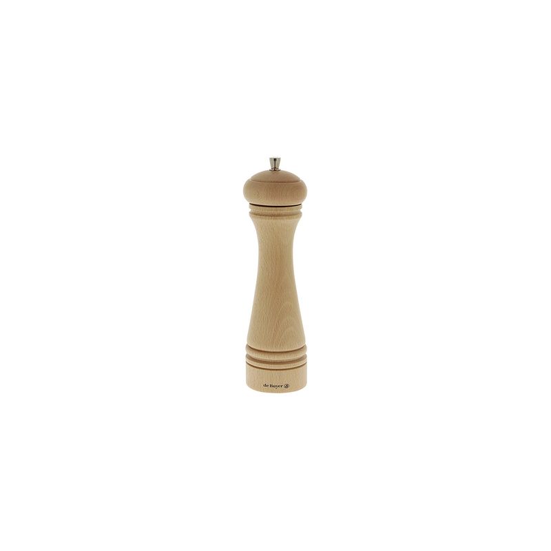 DEBUYER MARLUX JAVA PEPPER MILL 210mm NATURAL (*MARLUXP247-210101*) =  1 X EACH