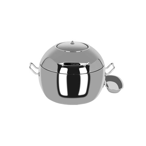 CHEF INOX DELUXE SOUP STATION w/GLASS LID 18/8 11.0lt (*54919*) =  1 X EACH