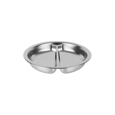 CHEF INOX ROUND DIVIDED PAN S/S 4.0lt 54925 340x65mm (*54925-D*) =  1 X EACH