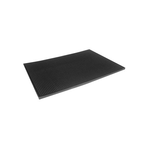 JIWINS SERVICE MAT BLACK TPE 450x300x10mm (*JW-BMQ-BLACK*) = PACK OF 12 X EACHES