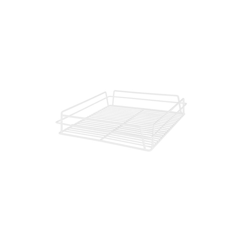 CHEF INOX GLASS BASKET SQUARE WHI PVC 14x14" 350x350mm (*02810*) = PACKET OF 12 X EACHES